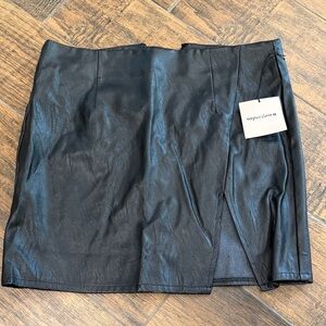 Superdown Black Mini Skirt